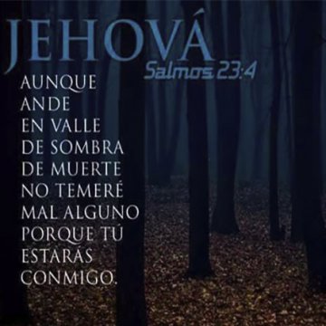  Jehova Esta Conmigo No Temere Mal Alguno