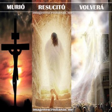  Jesus Murio Resucito Y Volvera Reflexiones Cristianas